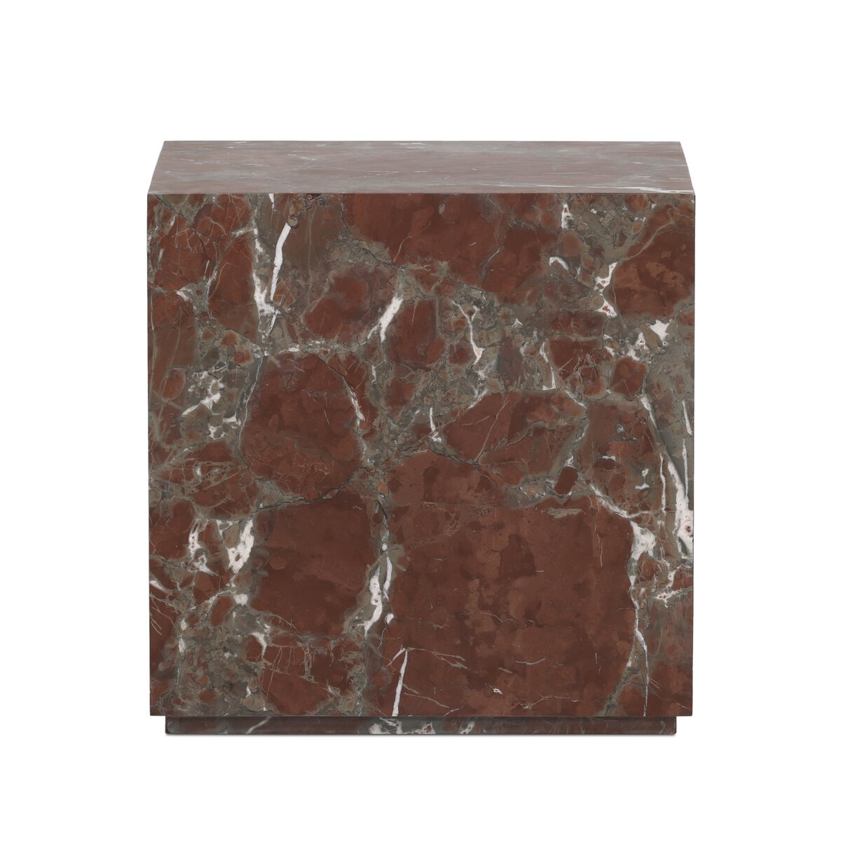 Marble Plinth End Table