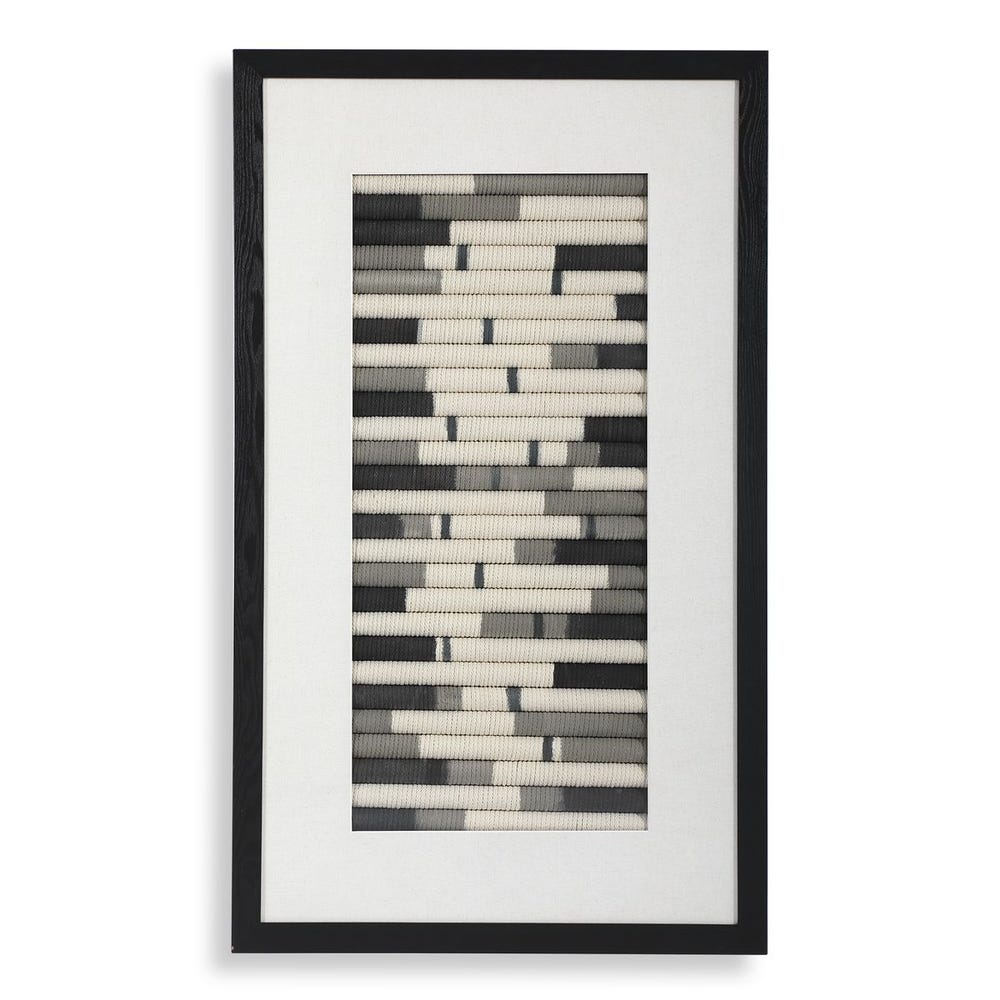 Flaxen Scroll Shadow Box