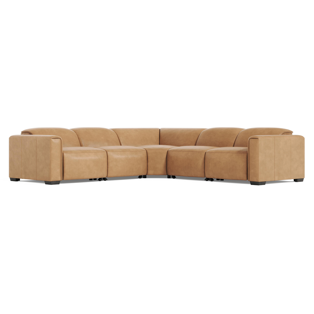 Billings Leather Power Motion Sectional
